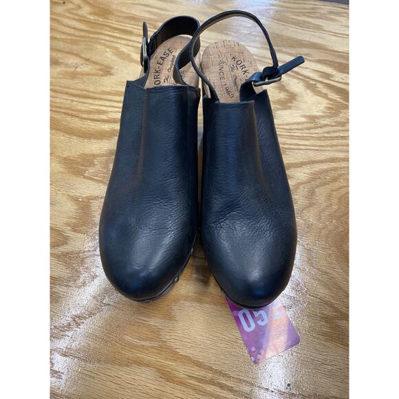 Kork-Ease Shoes - Kork-Ease Darby Sandals Women 11M Black Studded Leather Ankle Strap Slide Casual